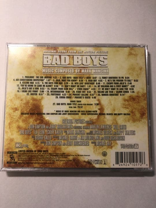 バッドボーイズ（オリジナルスコア）