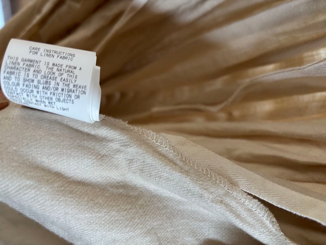 ワンピース nigel cabourn FOLKLORE DRESS LINEN ecru8