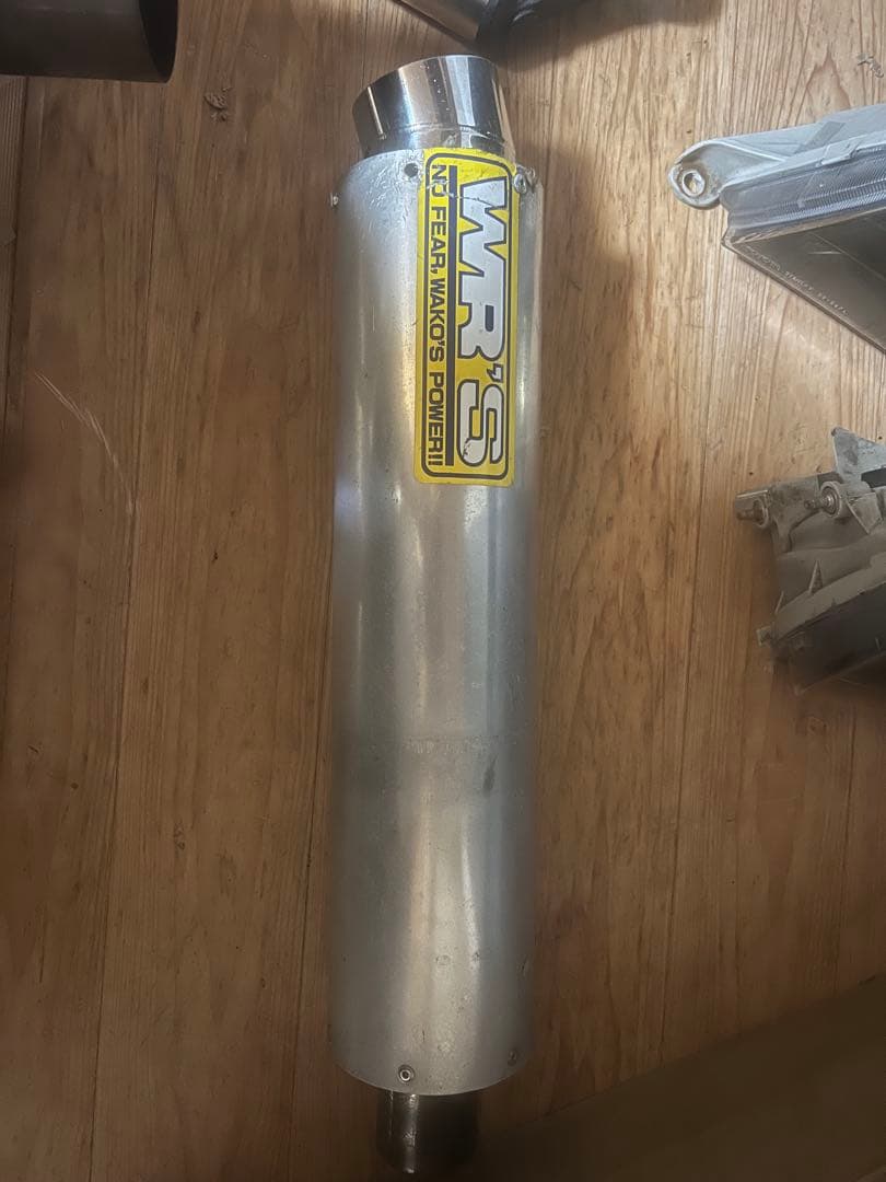 wr's アルミマフラー　シンヌキ　50.8φ