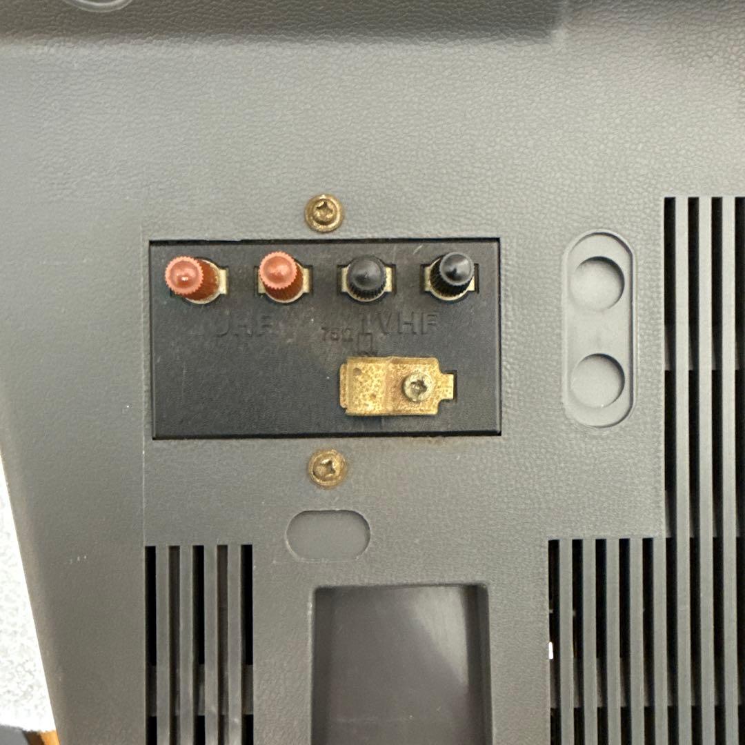 【昭和レトロ・動作品】NEC カラーテレビ CV-14H8型＋アンテナ セット