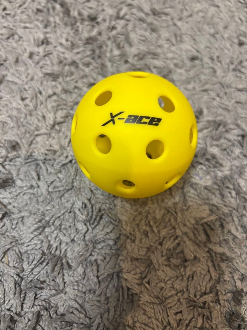 最終値下　新品未使用品　ピックルボール X-ACE 100個 屋内用　26穴