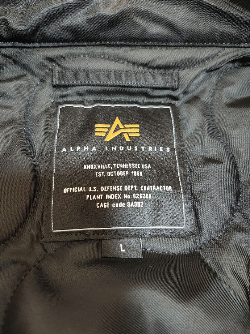 【ほぼ新品】ALPHA INDUSTRIES　CWU-45/Pフライトジャケット