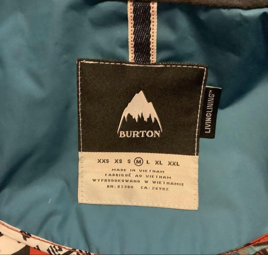 BURTON スノボ ダウンジャケット　サイズ:M うさぎ柄