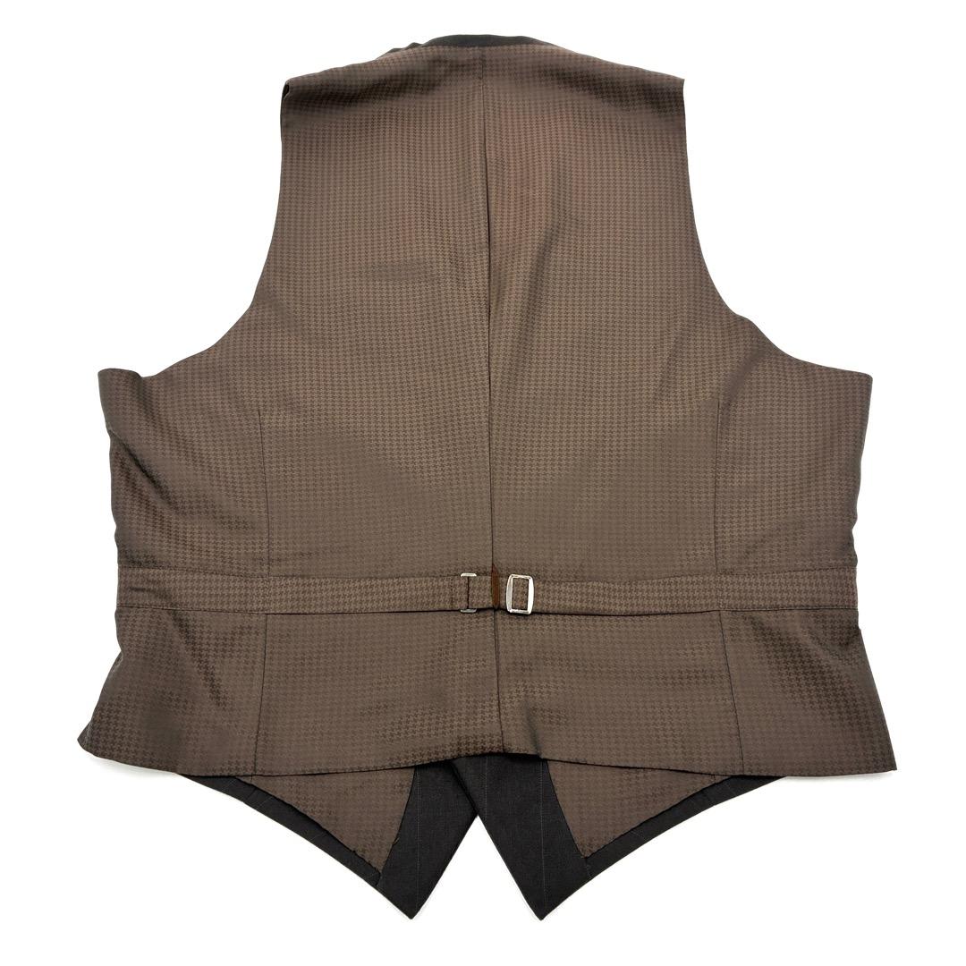 美品　スーツ　ジレベスト　スラックス　3ピース　ウール　国産　高級生地