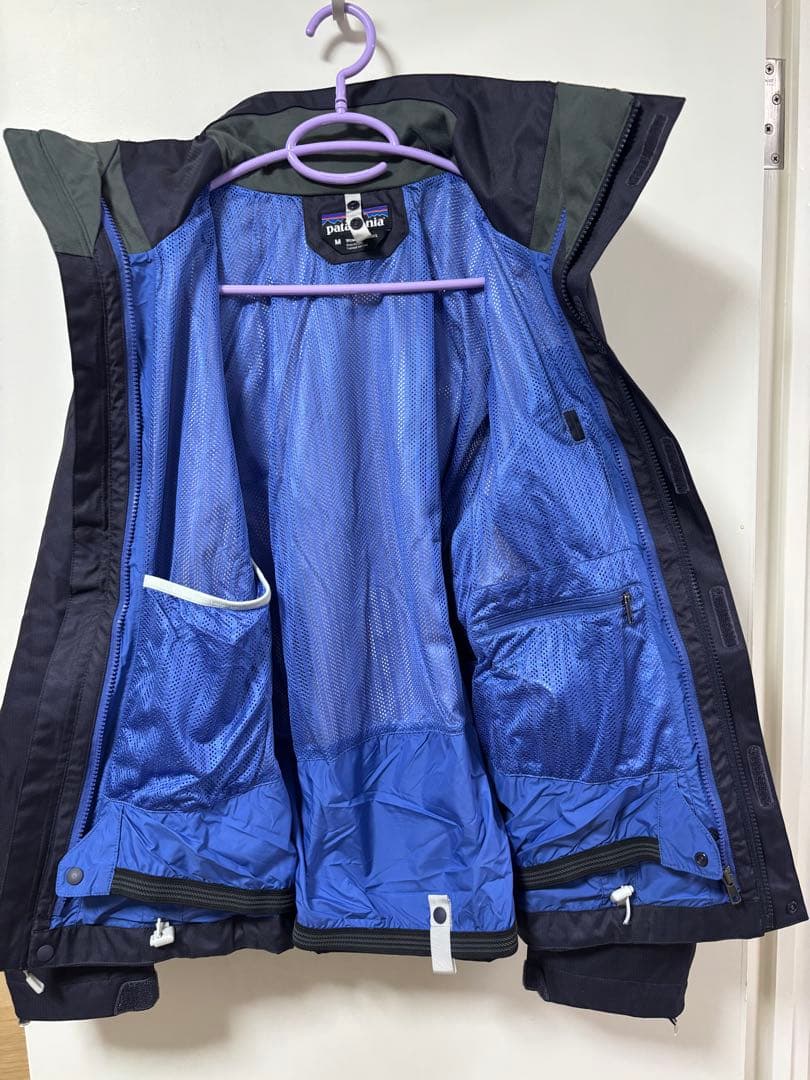 パタゴニアスキーウェア上下セットM〜Sネイビー