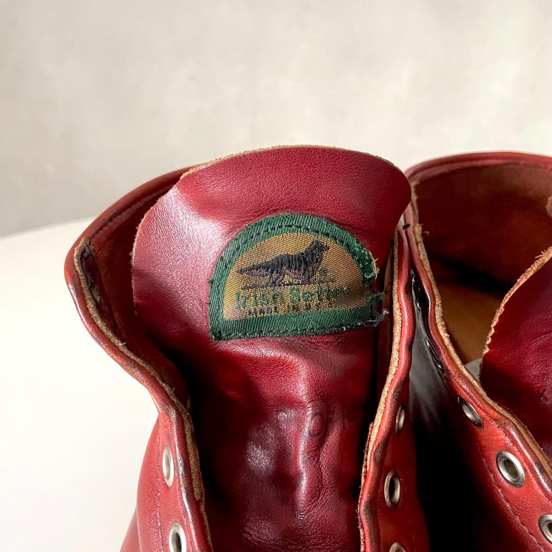 希少 90's RED WING 8166 半円犬タグ オロラセット US9D