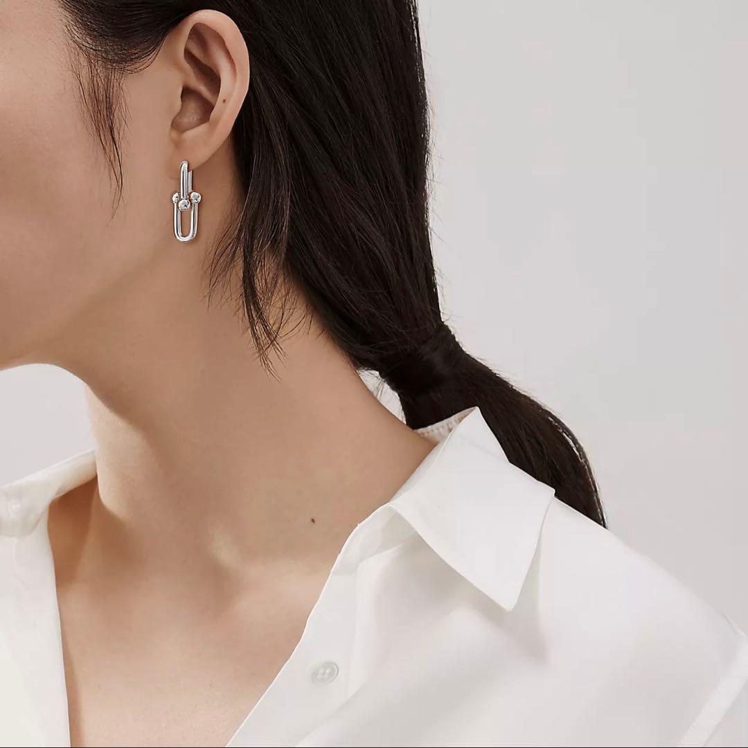 正規品　TIFFANY&Co. ハードウェア ラージ ピアス925 付属品完備
