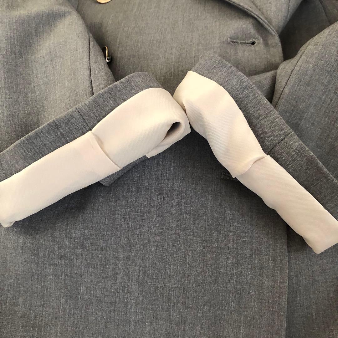 SNIDEL Sustainableイレギュラー金ボタンジャケット　ダブル