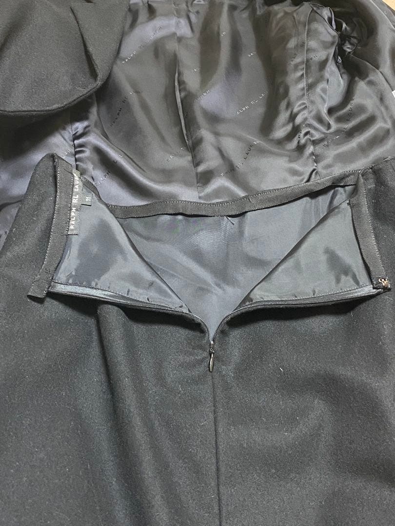 ラルフローレン 3ピース ブラックスーツ 11号