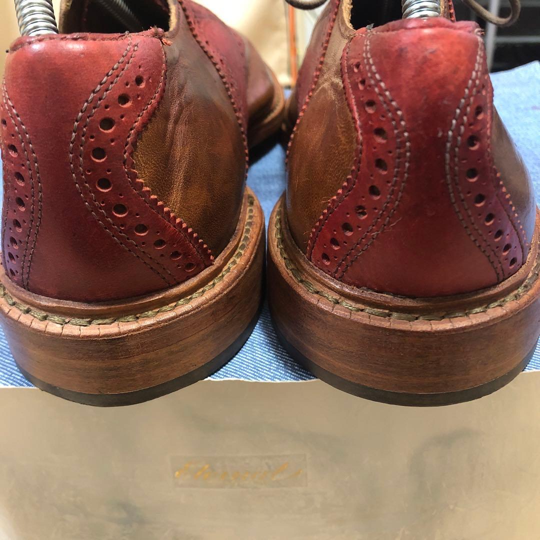 最終値下銘品中古並米国製AllenEdmondsサドルジャーズFinch8.5D