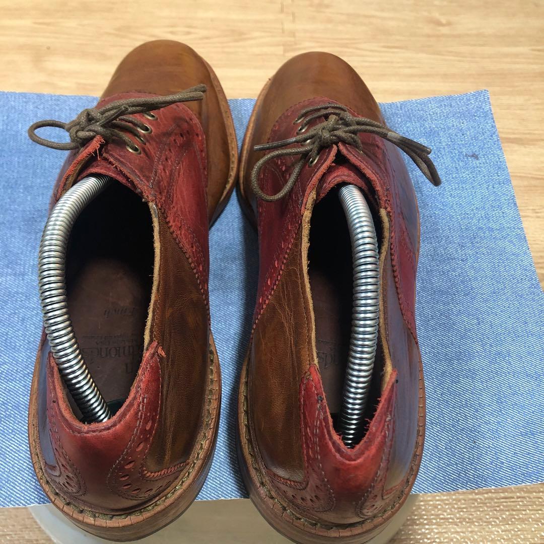 最終値下銘品中古並米国製AllenEdmondsサドルジャーズFinch8.5D