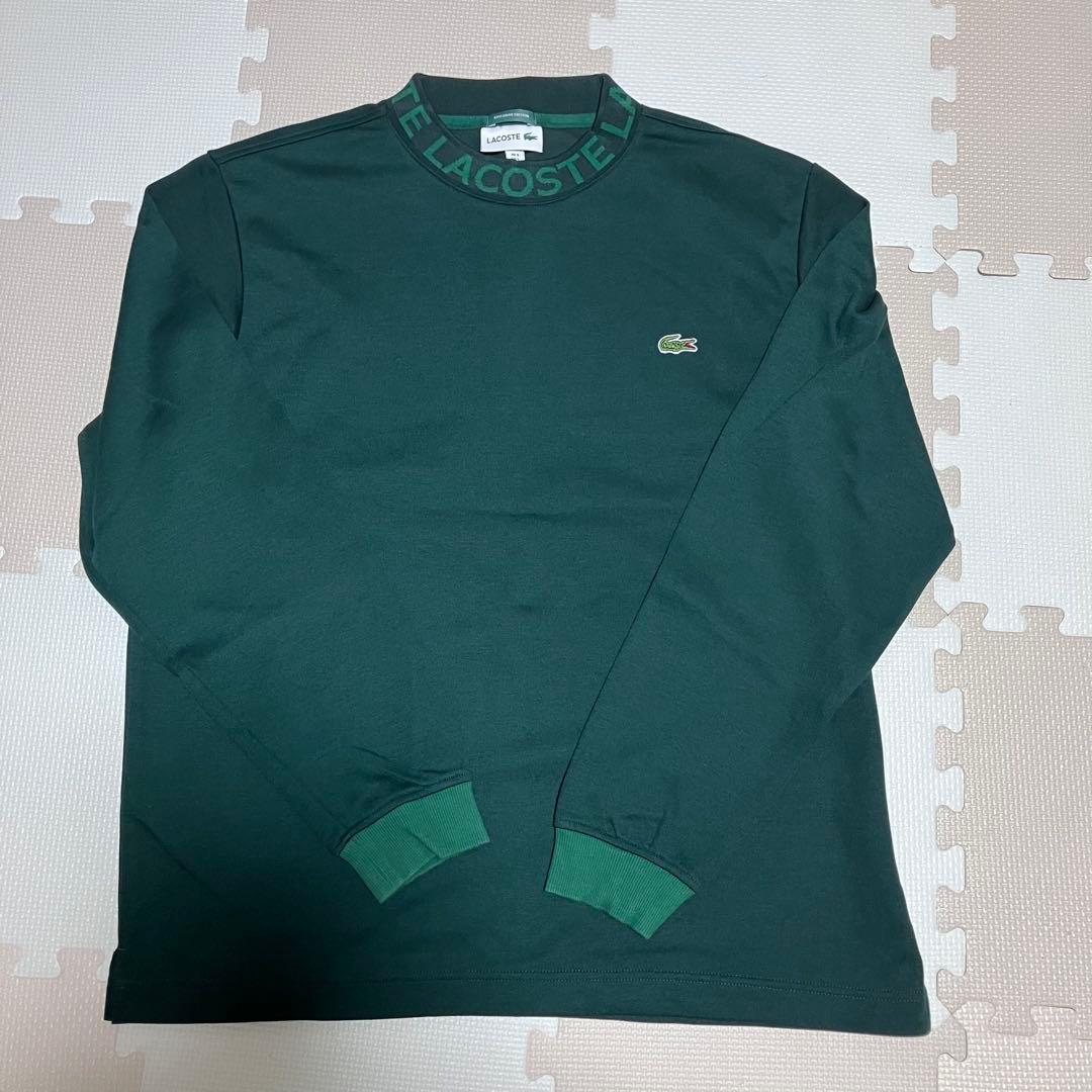 LACOSTE ゴルフ　ラコステ モックネック スウェット トレーナー グリーン