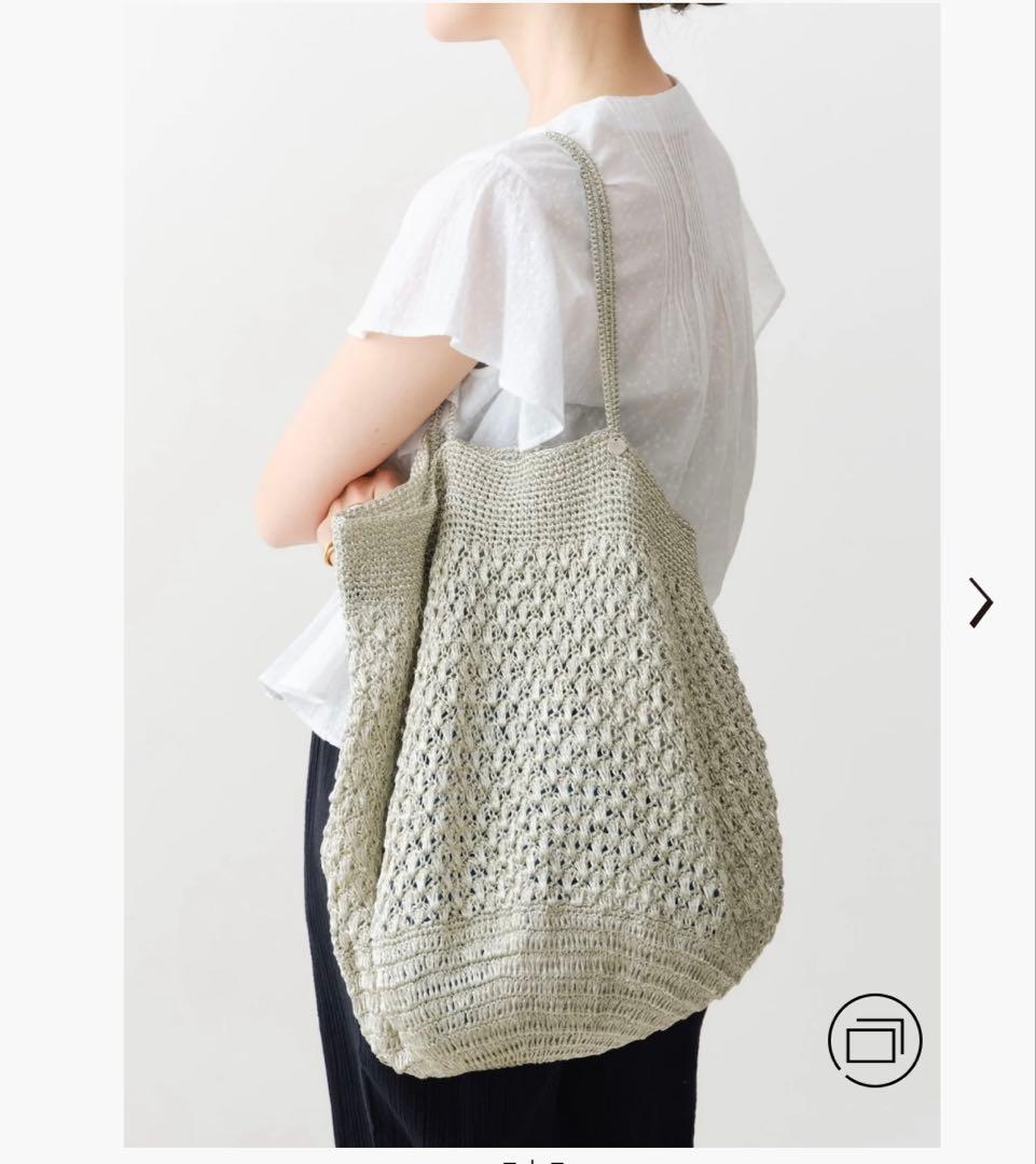 Pasand　メタリックマクラメBig Bag