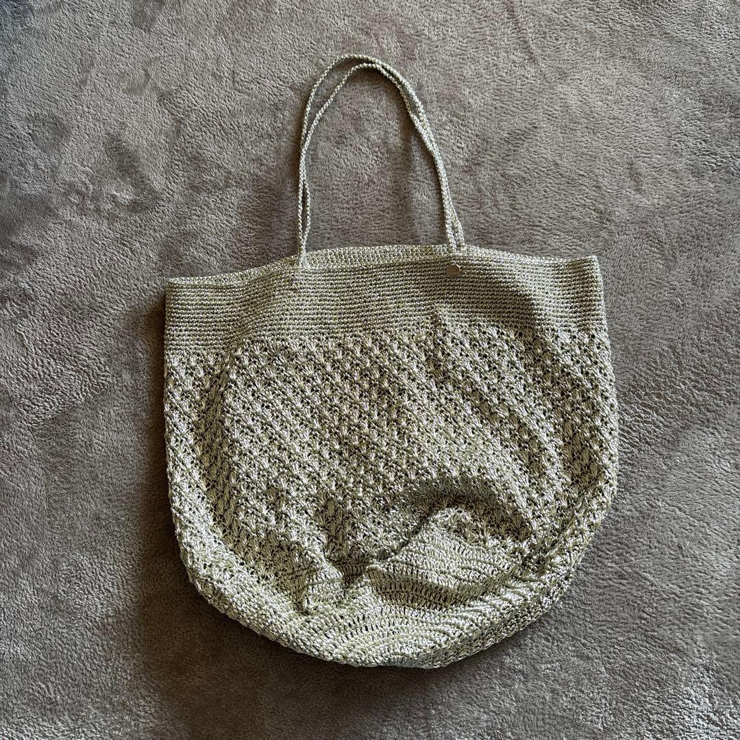 Pasand　メタリックマクラメBig Bag