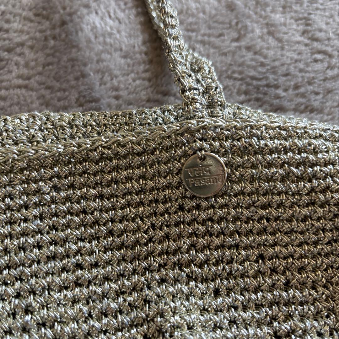 Pasand　メタリックマクラメBig Bag