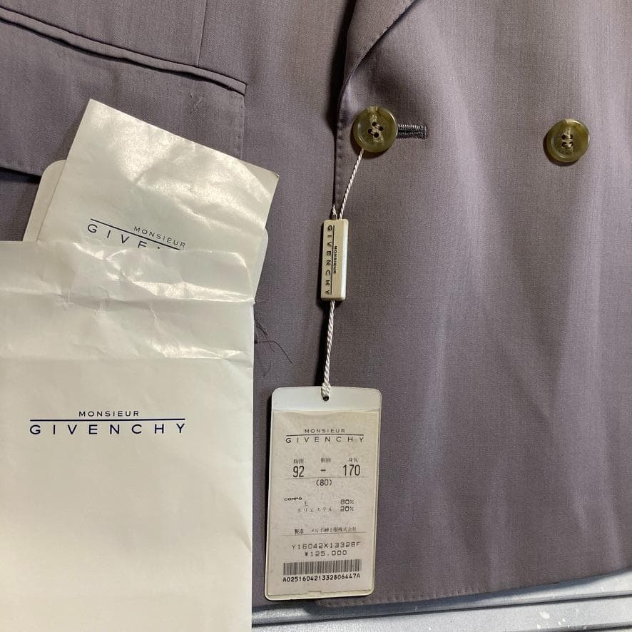 AWUU セットアップ スーツ 古着 GIVENCHY ジバンシー シンプル