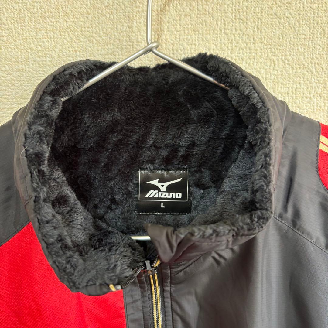 【美品】ミズノ ブレスサーモ 中綿 ウィンドブレーカー セットアップL