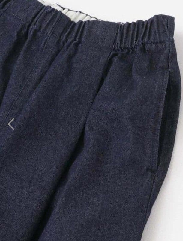 かぐれ 2025 デニムクロップドパンツ インディゴ　美品