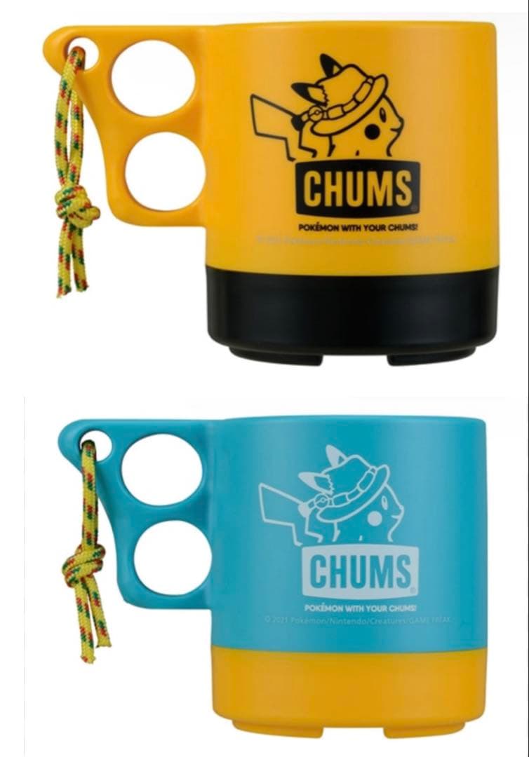 ポケモン　チャムス　CHUMSコラボ　キャンパーマグカップ2個セット