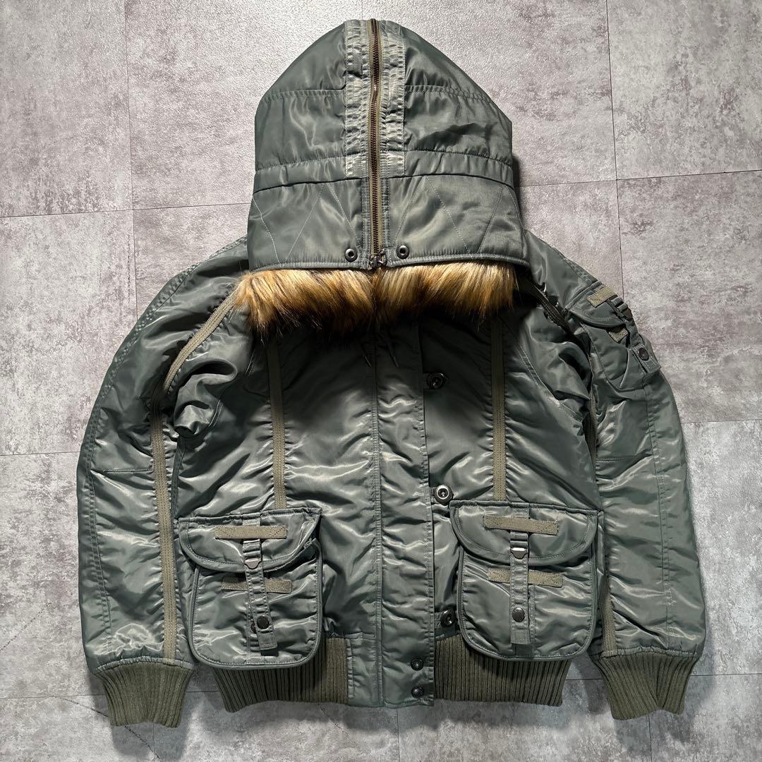 極美品　vintage00s avirex n2-b flight jacket
