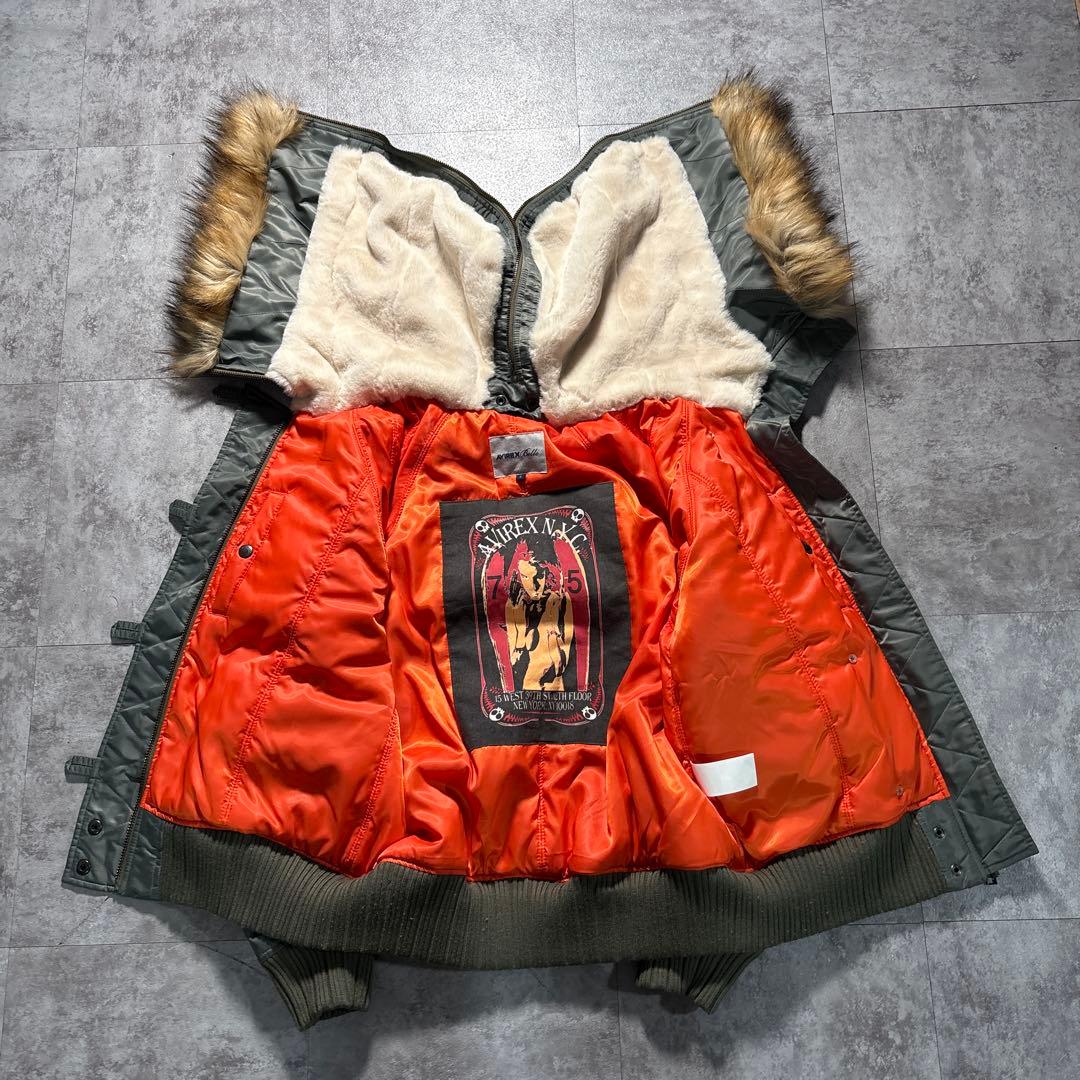 極美品　vintage00s avirex n2-b flight jacket