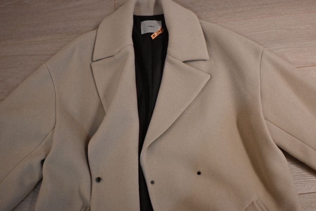 IÉNA チェスターコート　オーバーサイズ　ホワイト クリーム色　38