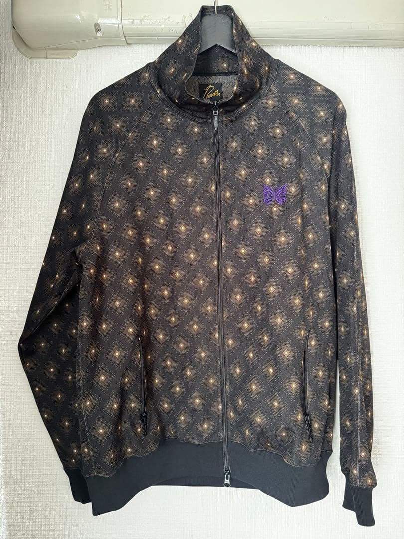【本日限定価格】Needles 総柄 トラックジャケット パピヨン刺繍