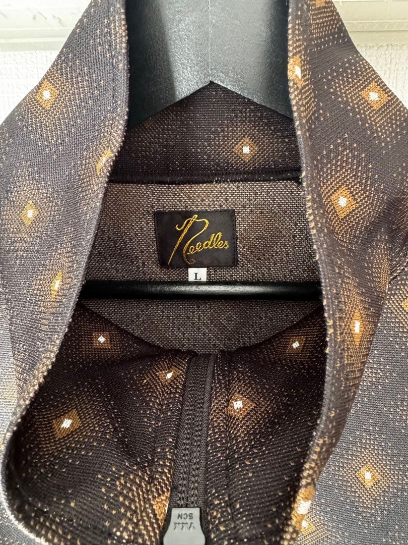 【本日限定価格】Needles 総柄 トラックジャケット パピヨン刺繍