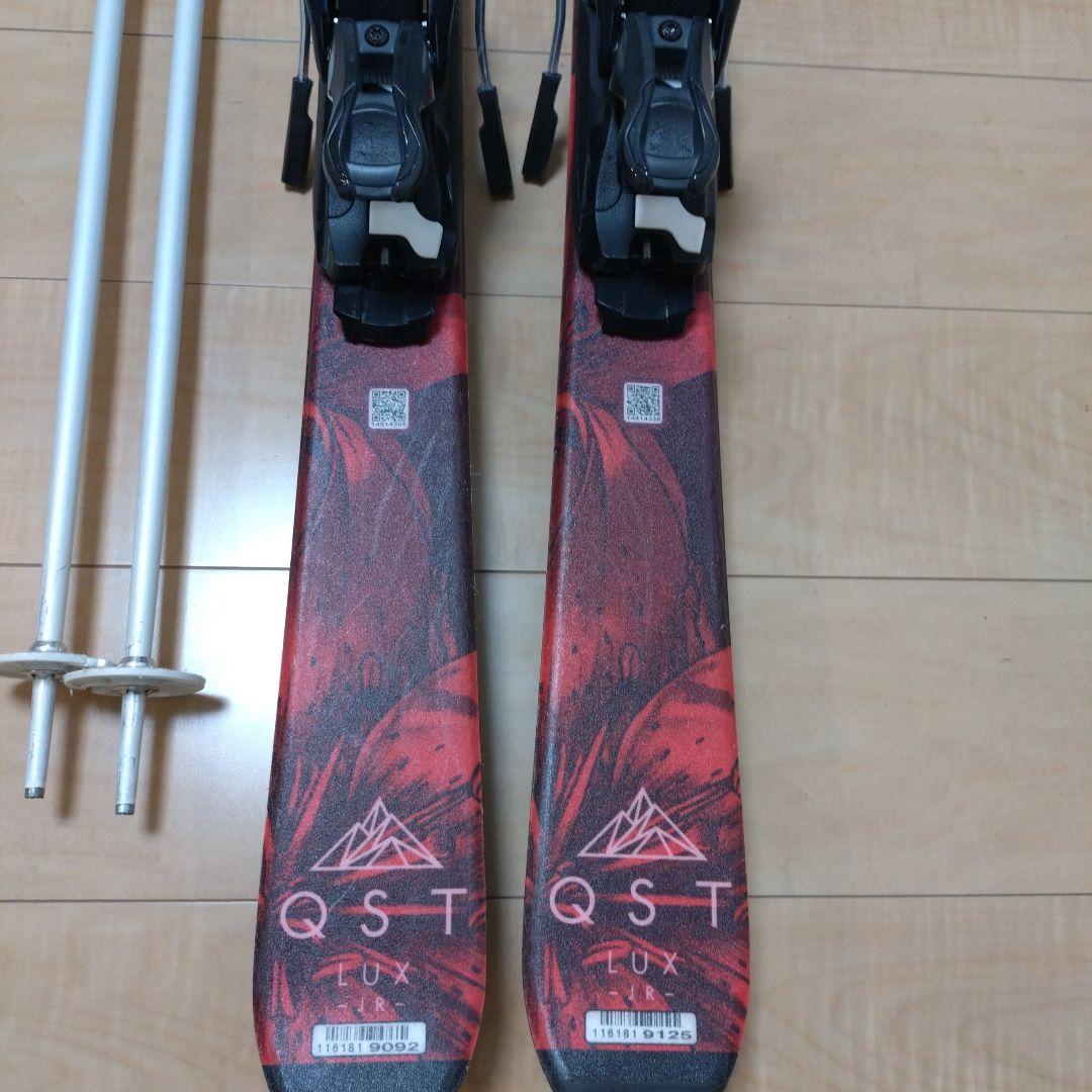 SALOMON　ジュニアスキー板140センチ　バインディング　ストック　セット