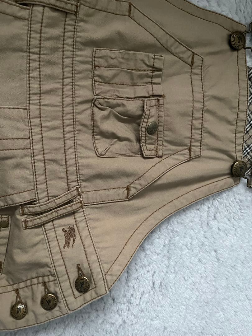 Burberry Blue Label ベージュサロペット