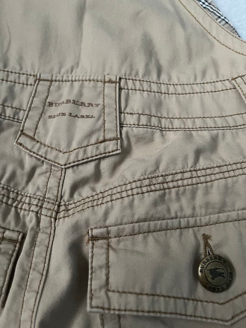 Burberry Blue Label ベージュサロペット