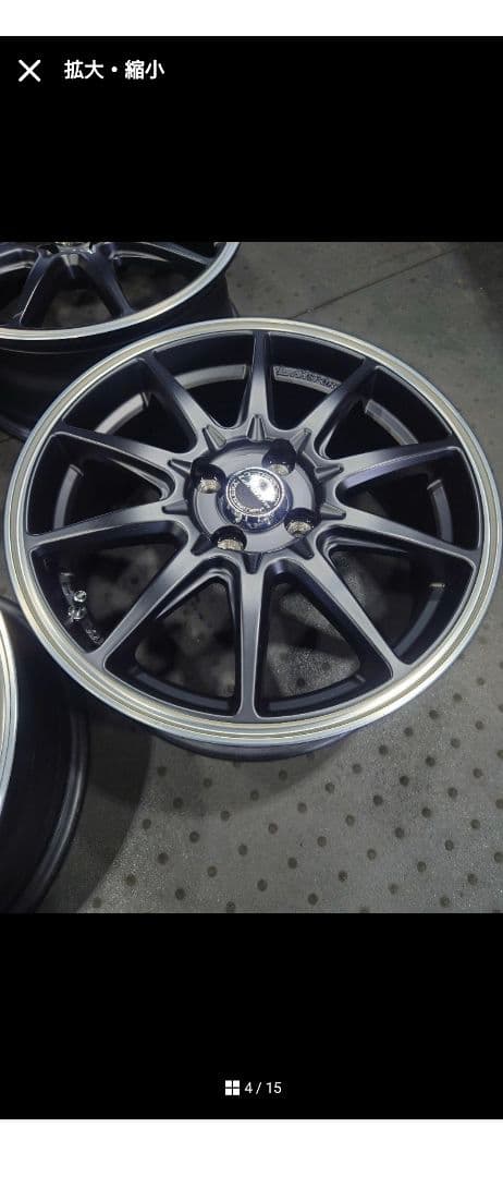 ②レアマイスター LM-SPORT RS10 16×6.5j 43 100 4H