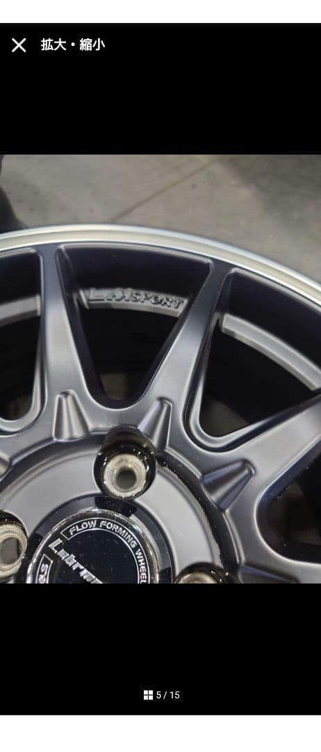 ②レアマイスター LM-SPORT RS10 16×6.5j 43 100 4H