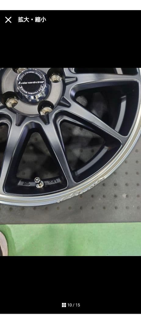 ②レアマイスター LM-SPORT RS10 16×6.5j 43 100 4H