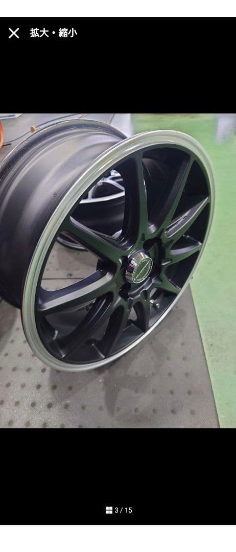 ②レアマイスター LM-SPORT RS10 16×6.5j 43 100 4H