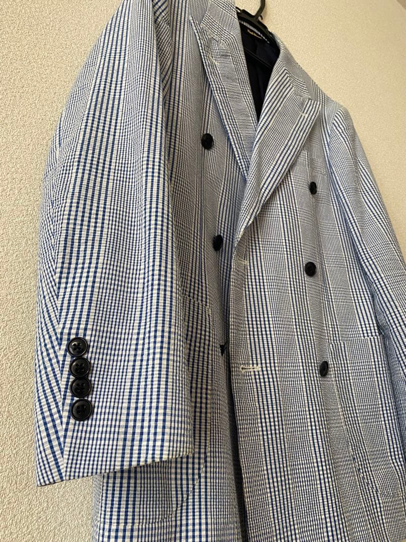 ポールスチュアート メンズ シアサッカー セットアップ S〜M相当