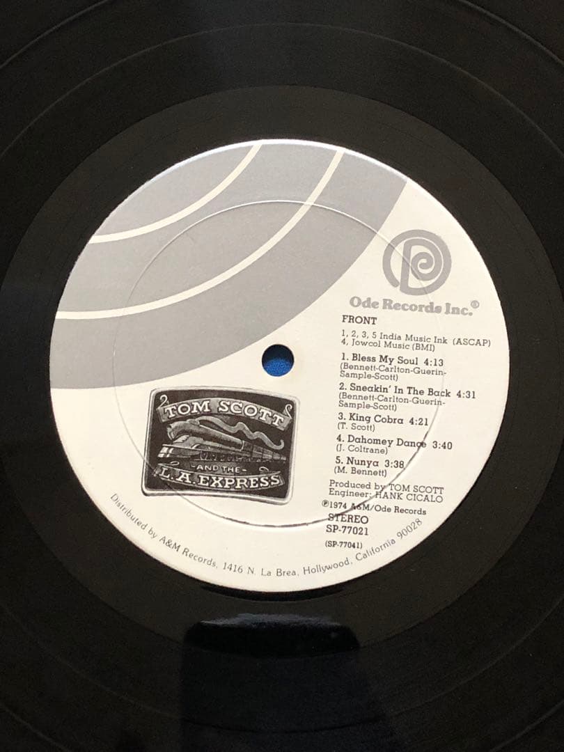 LP♢トム・スコットとLAエクスプレス♢SP77021♢うg4951w43
