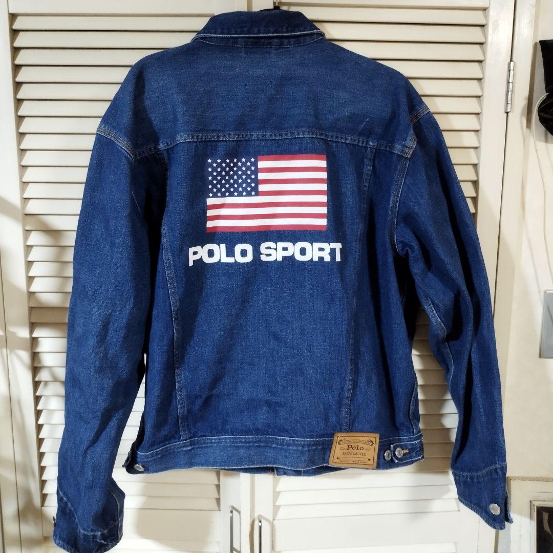ラルフローレン デニムジャケット М 星条旗 Ralph ポロスポーツ