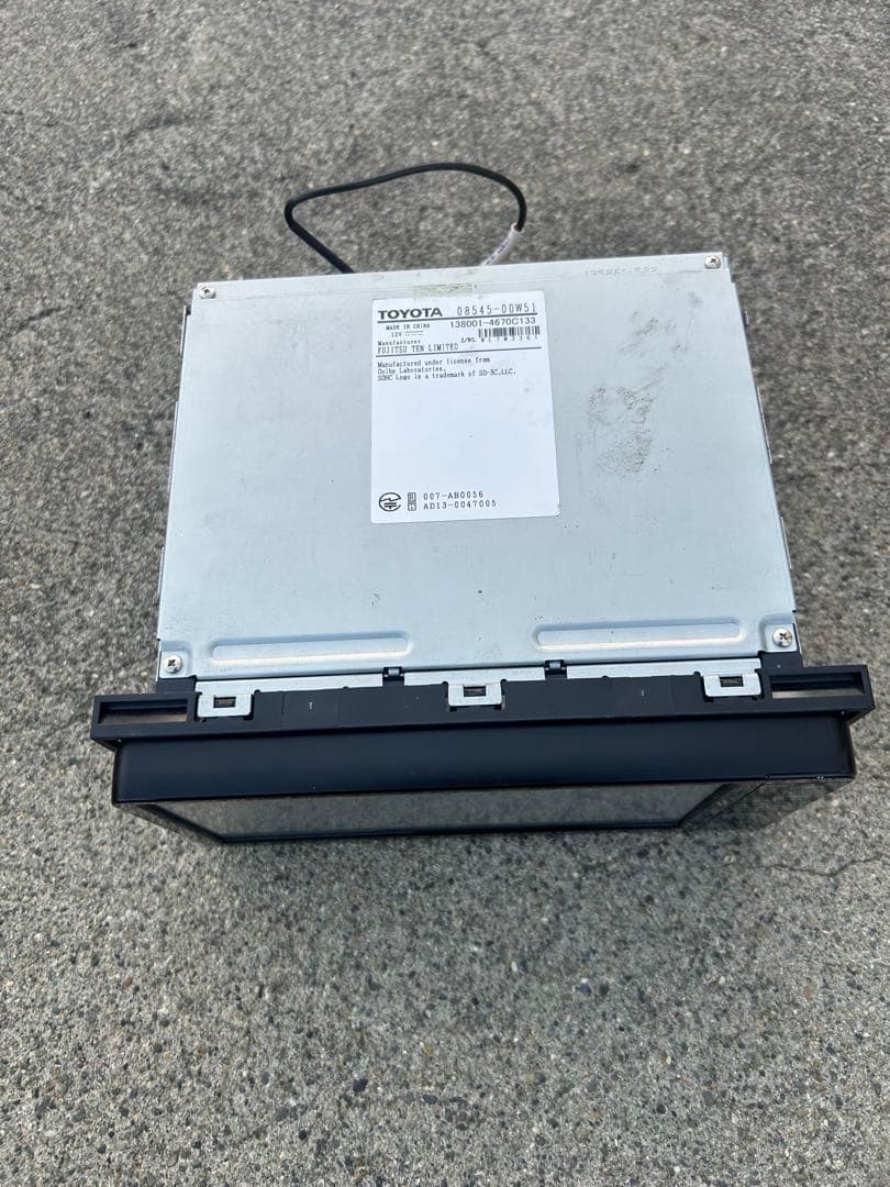 TOYOTA トヨタ純正ナビ　NSZT-W64 フルセグ　 ロック解除済み