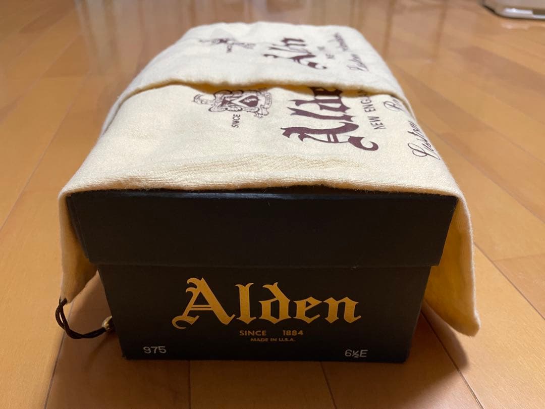 キ*ツ様 Alden オールデン 975 6.5E ウィングチップ コードバン