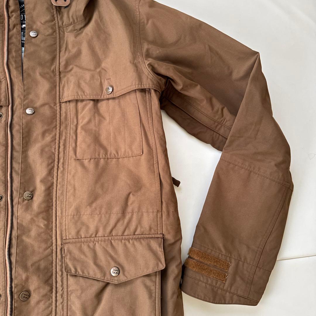 ブラウン ナイロン ジャケット ウィンタースポーツ用スノーボード　スキー　ウェア