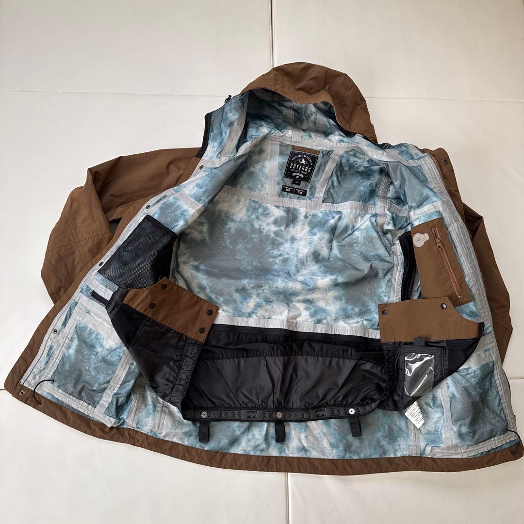 ブラウン ナイロン ジャケット ウィンタースポーツ用スノーボード　スキー　ウェア