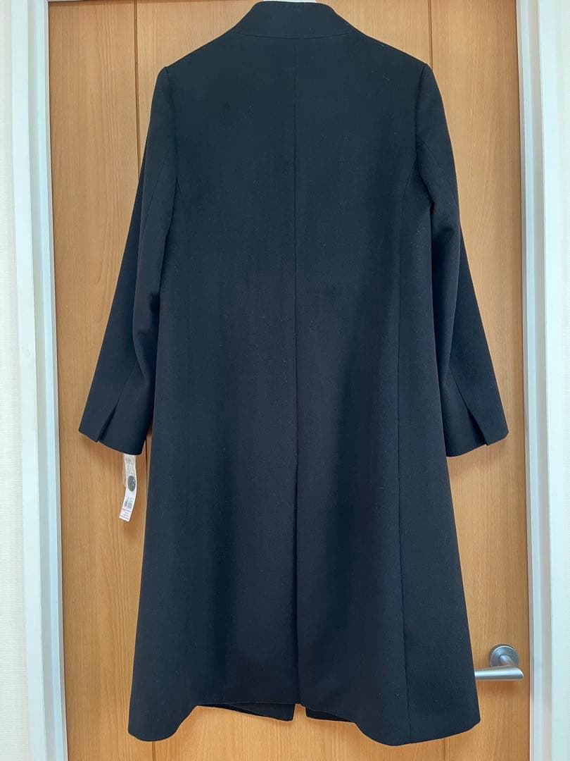 23区ウールカシミヤビーバー スタンドカラー コート38