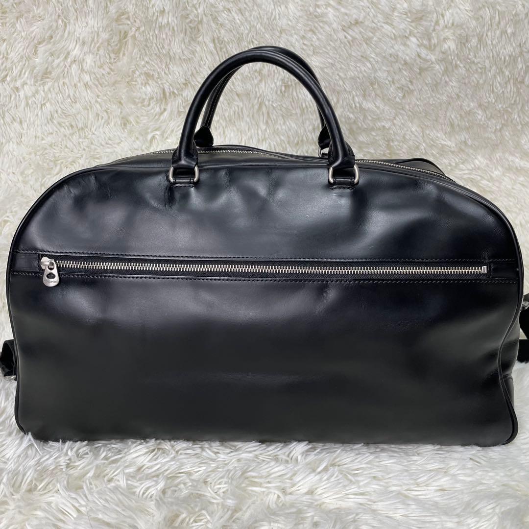 極美品 HERGPOCH エルゴポック 2way ボストンバッグ オールレザー