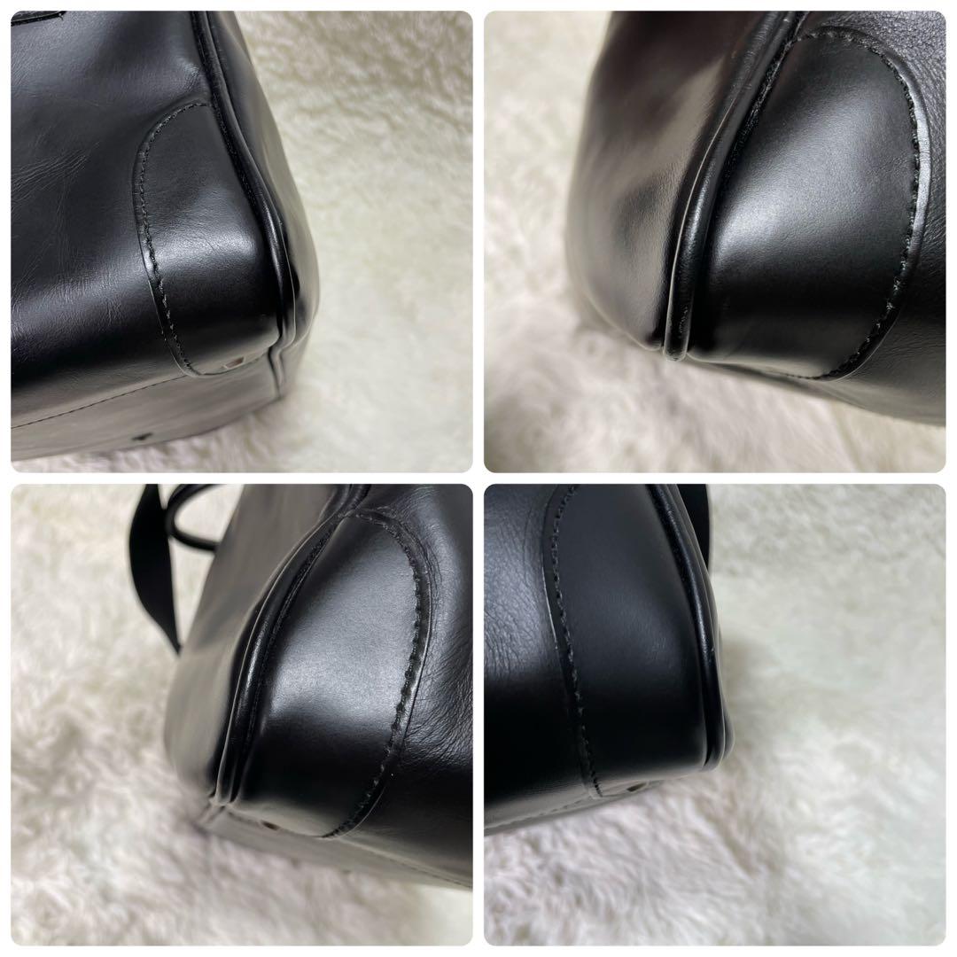 極美品 HERGPOCH エルゴポック 2way ボストンバッグ オールレザー