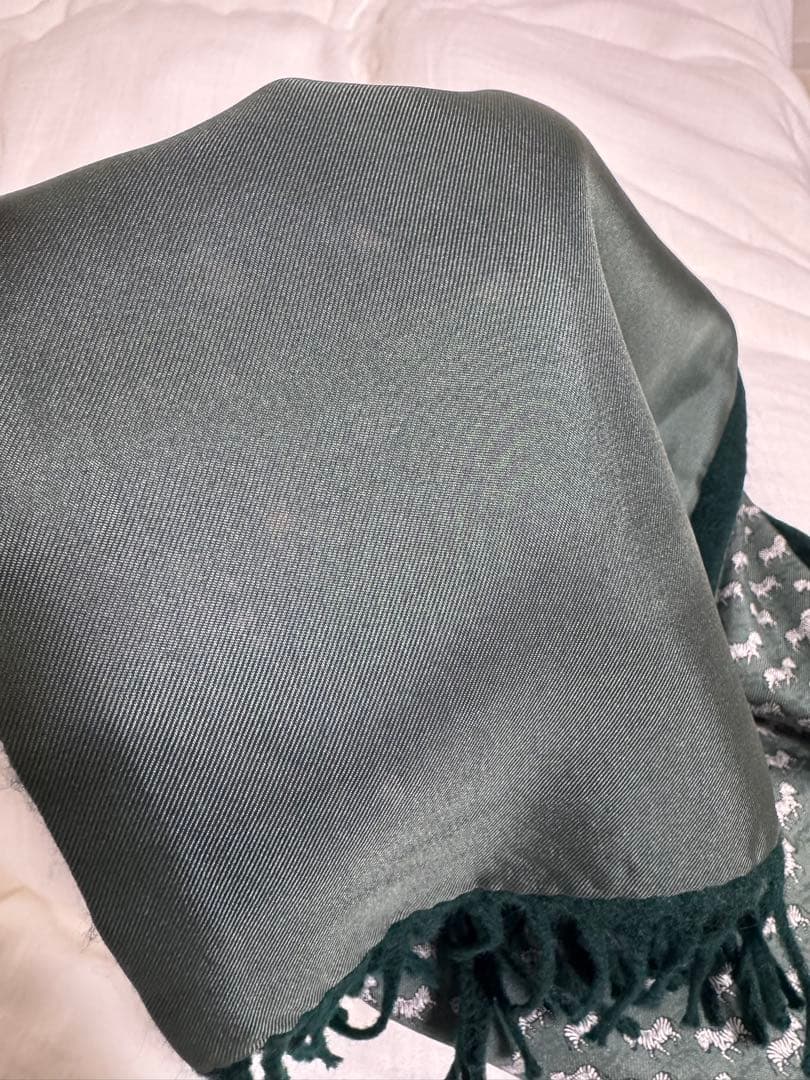 HERMES シマウマ模様 マフラー