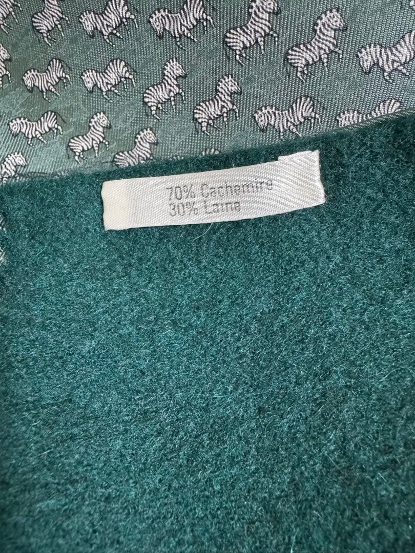 HERMES シマウマ模様 マフラー