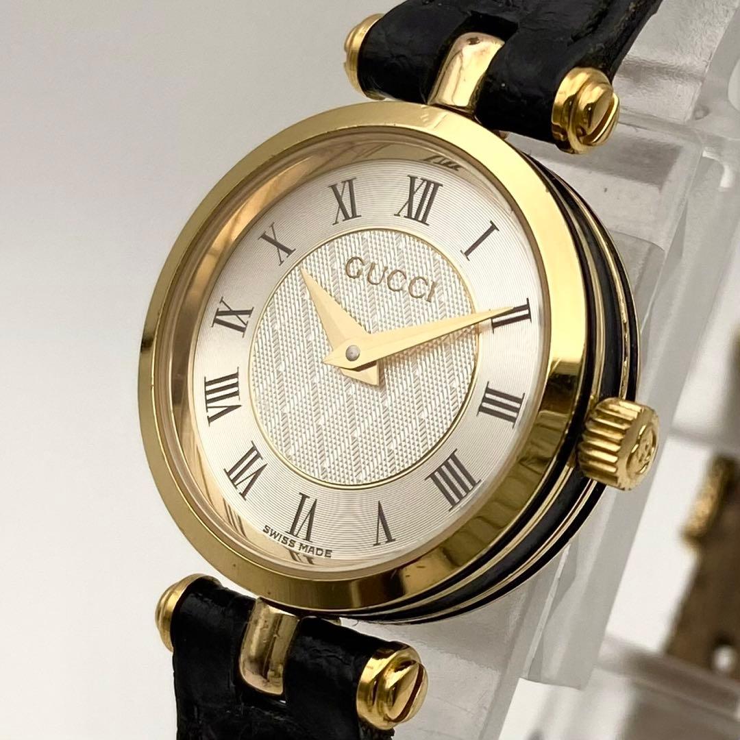 【稼働品】グッチ クォーツ 腕時計 2040L 新品電池