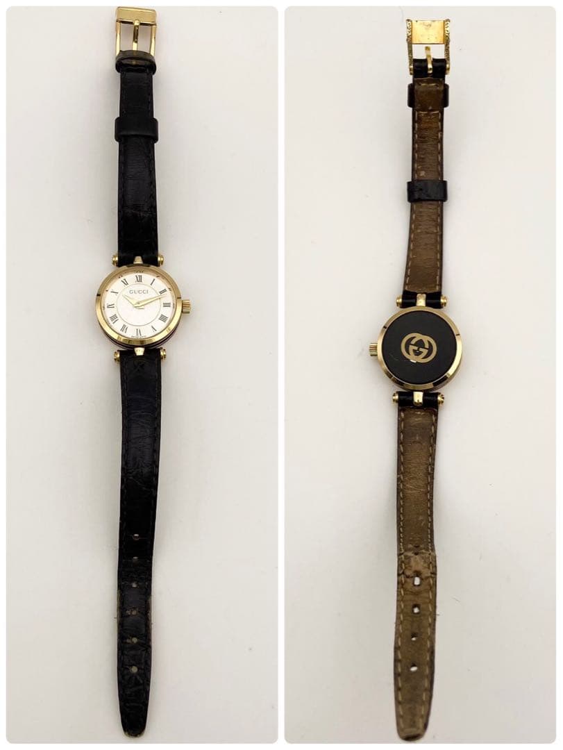 【稼働品】グッチ クォーツ 腕時計 2040L 新品電池
