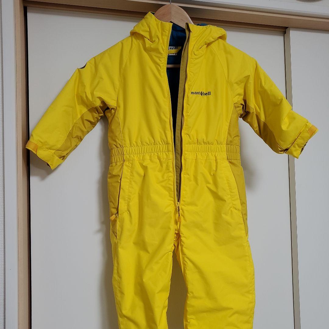 mont-bell 子供用スキーウェア イエロー